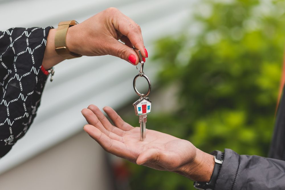 Handing over the keys to a home
